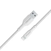 Дата-кабель Promate xcord-ai USB Type-A (тато) - Lightning (тато) 1m White 2A
