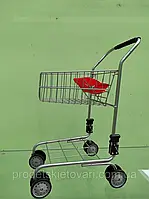 Детская тачка Супермаркет CARRELLO TROLLEY металлическая, красный