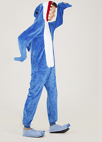 Чоловічі кігурумі Акула зубаста синій S 145 - 155 см 7777