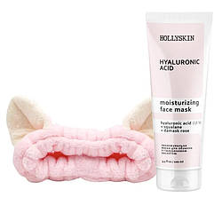 Маска для обличчя Hyaluronic Acid Face Mask + Пов’язка косметична