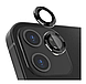 Захисне скло на камеру 2шт CDK для Apple iPhone 12 | Lens Metal Ring Eagle Eye (016203) (black), фото 4