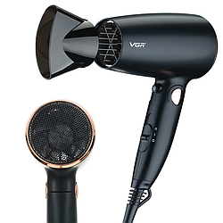 Професійний фен для волосся зі складною ручкою, VGR V 439 / Електричний дорожній фен