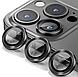 Захисне скло на камеру 2шт CDK для Apple iPhone 12 Pro | Lens Metal Ring Eagle Eye (015724) (black), фото 4