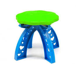 Дитячий табурет зелений