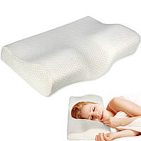 Подушка ортопедическая 50х10х30см с эффектом памяти, TV50092 / Анатомическая подушка для сна