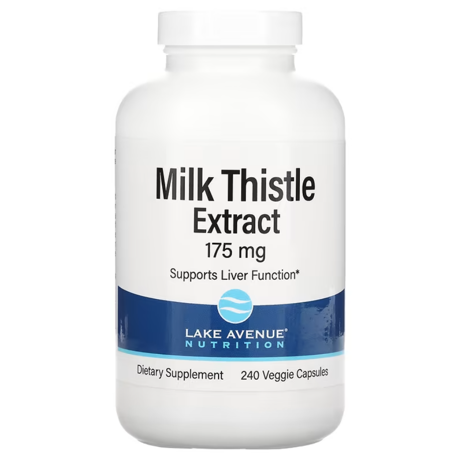 Milk Thistle Extract 175 мг Lake Avenue Nutrition 240 капсул, фото 1