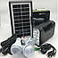 Ліхтар на сонячній батареї з PowerBank, GD-8017-1, + 3 лампочки / Кемпінговий акумуляторний ліхтар, фото 7