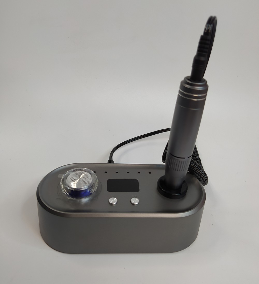 Фрезер для манікюру та педикюру Nail Drill UV-701 з підсвічуванням 35 Вт 40 000 об/хв Сірий, фото 1