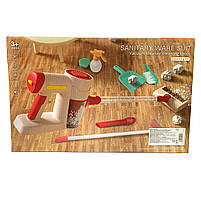 Дитячий іграшковий пилосос. підсвічування, мелодії, додаткова насадка, віник, совок, кульки, в кор 40*25,5*8см (8002), фото 3