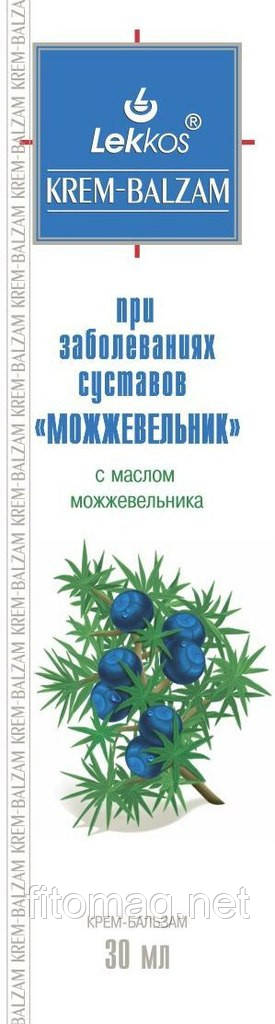 КРЕМ-БАЛЬЗАМ ЛЕККОС "МОЖжЕВЕЛЬНИК" 50 МЛ.