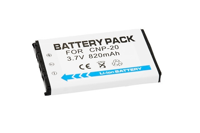 Акумулятор NP-20 (NP-20DBA, CNP-20) для фотоапаратів CASIO - аналог 820 ма