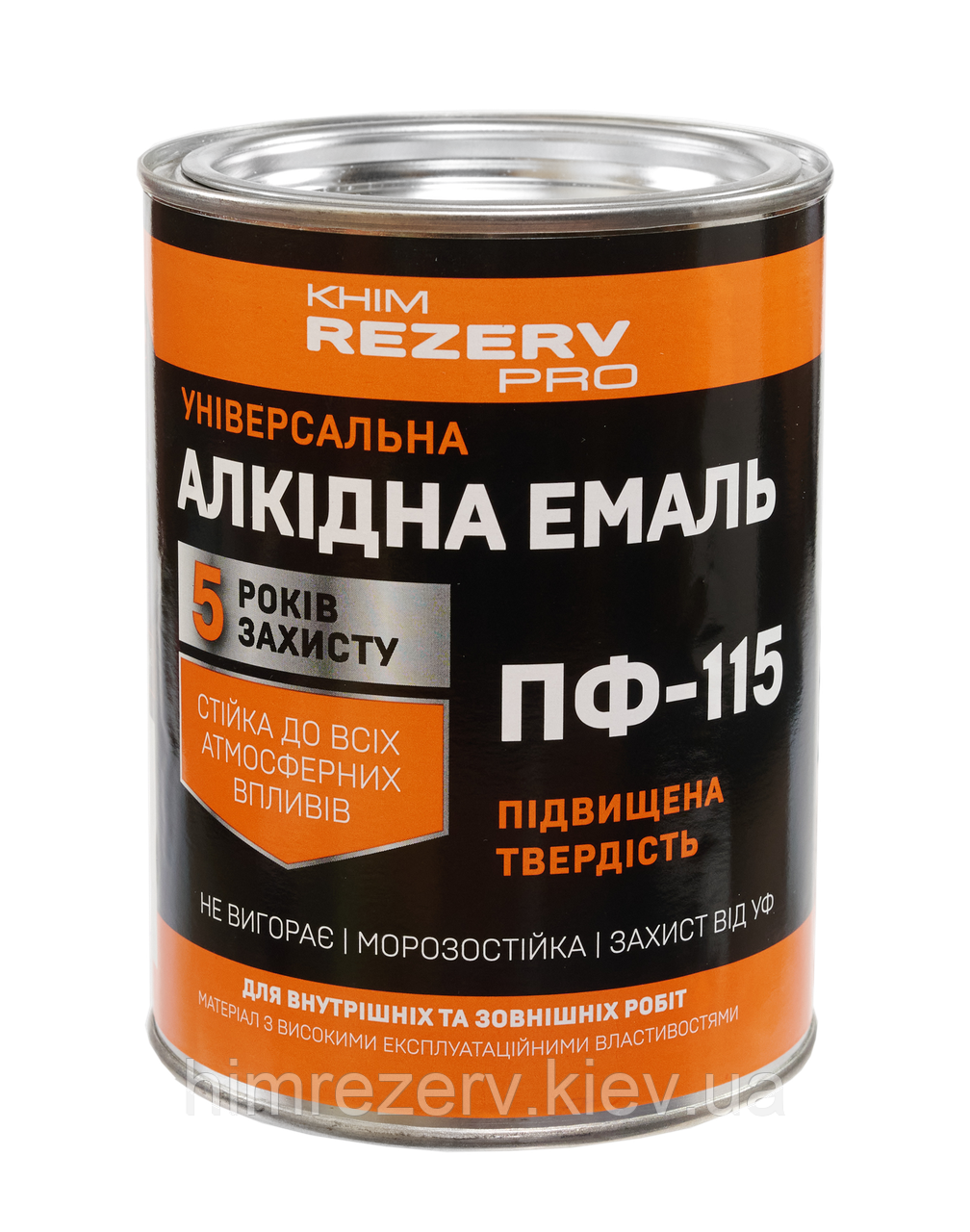 Емаль ПФ-115 KhimrezervPRO 0.9кг (тара 1л) кольори в асортименті