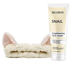 Маска для обличчя Snail Face Mask + Пов’язка косметична