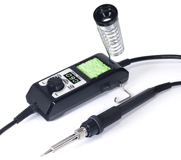 Паяльна станція портативна YIHUA 908D-II з дисплеєм, 18 W (Max:130W), 90-480 °C, фото 1