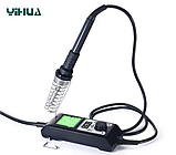 Паяльна станція портативна YIHUA 908D-II з дисплеєм, 18 W (Max:130W), 90-480 °C, фото 2
