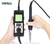 Паяльна станція портативна YIHUA 908D-II з дисплеєм, 18 W (Max:130W), 90-480 °C, фото 5