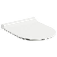 Сиденье для унитаза RAVAK Uni Chrome Slim с микролифтом дюропласт белое X01550