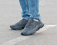 Кроссовки мужские кожаные Adidas Ozweego /Адидас Озвего Серые кроссовки для спорта и отдыха