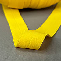 Желтый - Трикотажная окантовочная бейка матовая 2см х 1м.