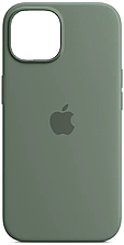 Силіконовий чохол iPhone 15 Apple Silicone Case with MagSafe (анімація) — Green