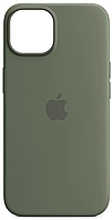 Силиконовый чехол iPhone 15 Apple Silicone Case with MagSafe (анимация) - Clay