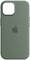 Силіконовий чохол iPhone 15 Apple Silicone Case with MagSafe (анімація) Green