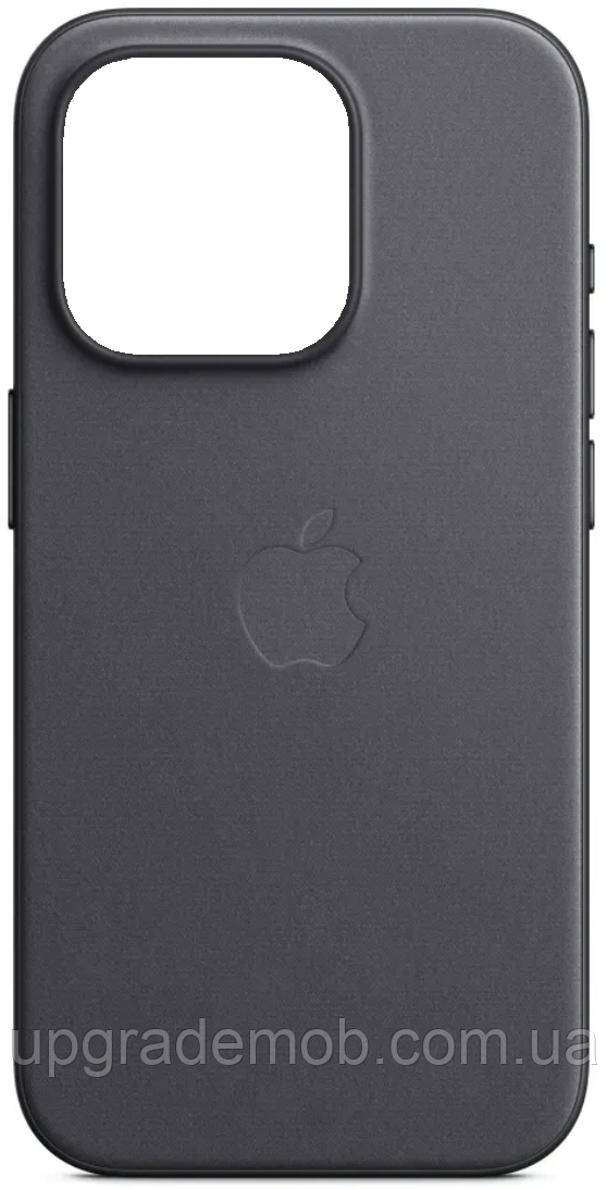 Шкіряний чохол iPhone 15 Pro Apple Leather Case with MagSafe (анімація) — Black, фото 1