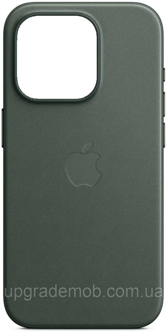 Шкіряний чохол iPhone 15 Pro Apple Leather Case with MagSafe (анімація) — Evergreen, фото 1
