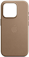 Кожаный чехол iPhone 15 Pro Apple Leather Case with MagSafe (анимация) - Taupe