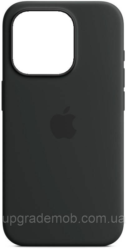 Силіконовий чохол iPhone 15 Pro Max Apple Silicone Case — Black, фото 1