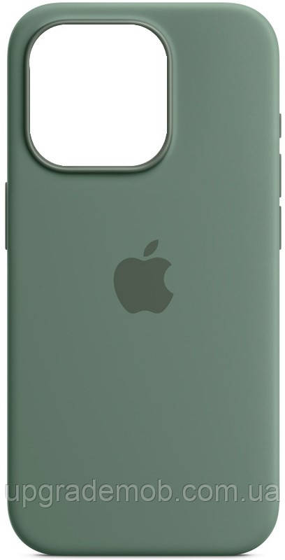 Силіконовий чохол iPhone 15 Pro Max Apple Silicone Case with MagSafe (анімація) — Cypress, фото 1