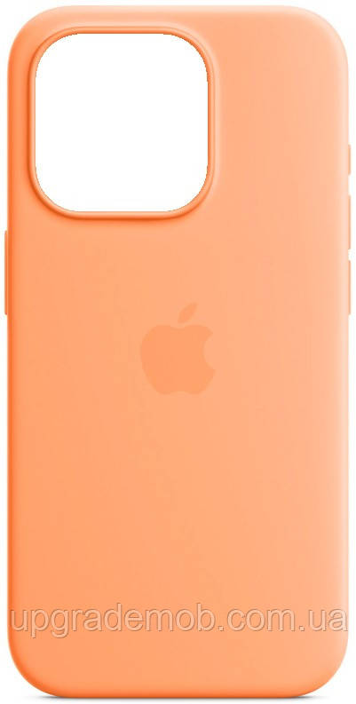 Силіконовий чохол iPhone 15 Pro Max Apple Silicone Case — Orange Sorbet, фото 1