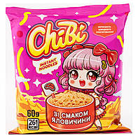 Вермишель быстрого приготовления со вкусом говядины ChiBi 60 г