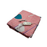 Електропростирадло Electric Blanket 7418 115х140 см Pink Heart, фото 2