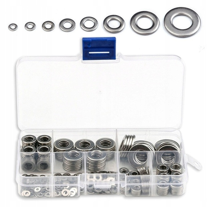 Шайби сталеві нержавіючі 400шт., фото 1