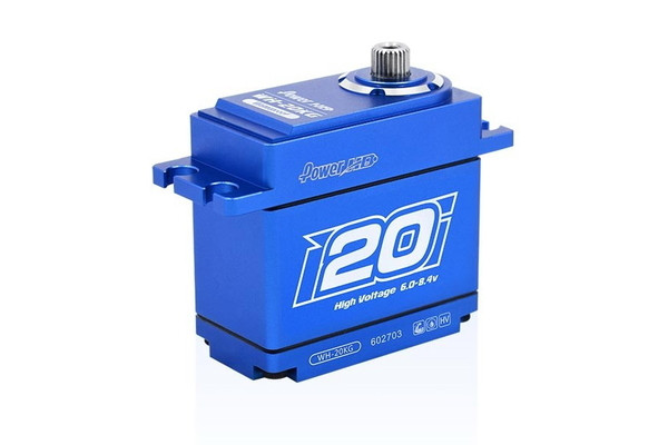 Цифровий сервопривід стандарт Power HD WH-20KG 20кг/0.08 сек із вологозахистом - 1 шт.