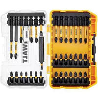 Набор бит DeWALT EXTREME FLEXTORQ, Phillips,Pozidriv, Torx, Pz1, L= 25, 57, 85 мм, 37 шт, кейс (DT70731T) -