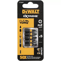 Набор бит DeWALT IMPACT TORSION, ударные, Philips, Ph2, L=25 мм, 5 шт (DT7994T) - Топ Продаж!