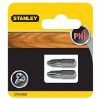 Набор бит Stanley Philips, Ph1, L = 25 мм, 2 шт, блистер (STA61020) - Топ Продаж!