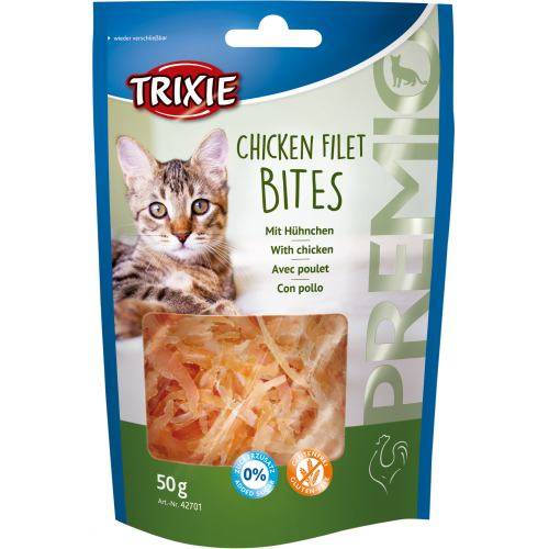 Ласощі для котів Trixie (Тріксі) Premio Chicken Filet Bites куряче філе 50 г