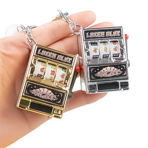 Брелок казіно срібний, фото 3