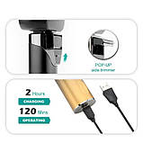 Електробритва для чоловіків роторна для вологого та сухого гоління з плаваючими головками XPRO V-358 чорна (41885-V-358_640), фото 3