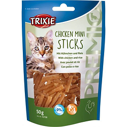Ласощі для котів Trixie (Тріксі) Premio Mini Sticks з куркою та рисом 50 г