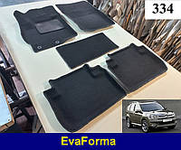 3D коврики EvaForma на Citroen C-Crosser '07-13, ворсовые коврики