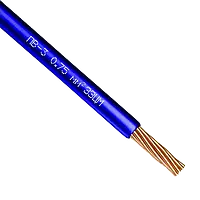ПВ-3 0,75 Провод синий силовой медь внутренний ЗЗЦМ