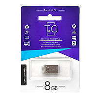 Накопитель USB Flash Drive T&G 8gb Metal 106 Цвет Стальной
