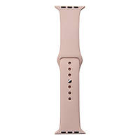 Ремінець для Apple Watch Band Silicone One-Piece Size-S 42/44/45 mm Колір 19, Pink sand