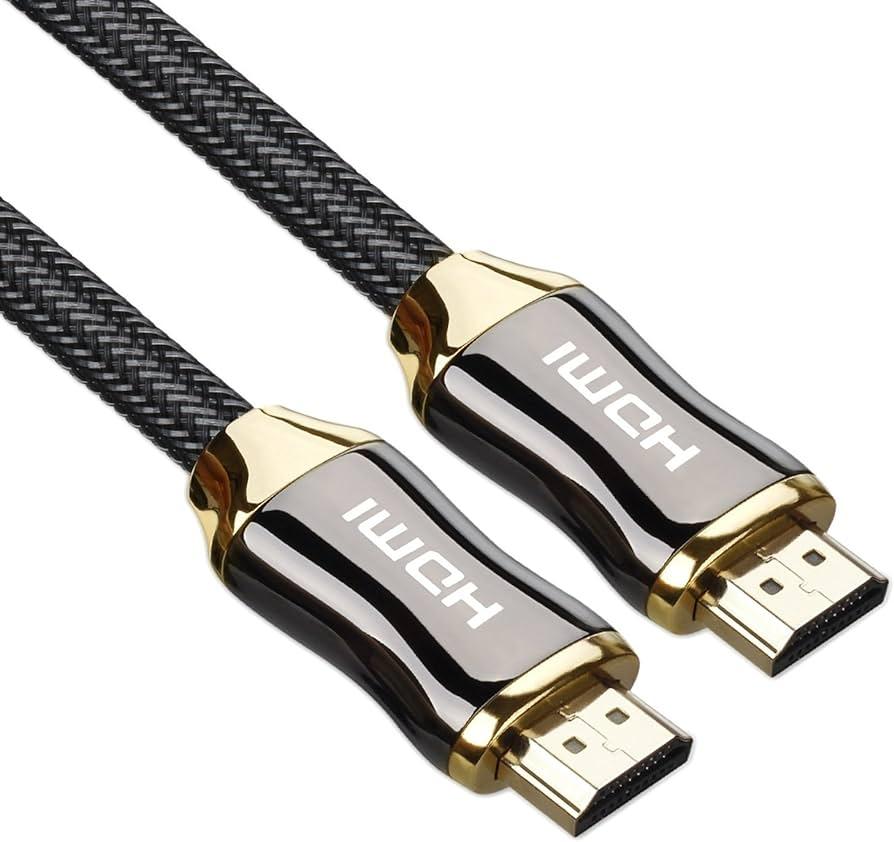 Кабель HDMI LoveSelfi 2,5 М, кабель HDMI з нейлоновим обплетенням, підтримує 3D 4K@60Hz UHD 2160P Ethernet ARC, надвисокошвидкісни, фото 1