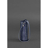 Шкіряна ключниця 3.0 Тубус Синя