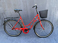 Дорожній міський велосипед Azimut Mustang RETRO OLD GD 28" червоний